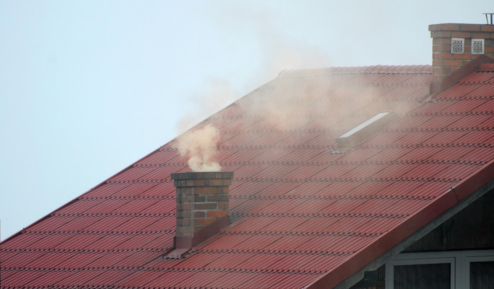 Zdjęcie - dym z komina
