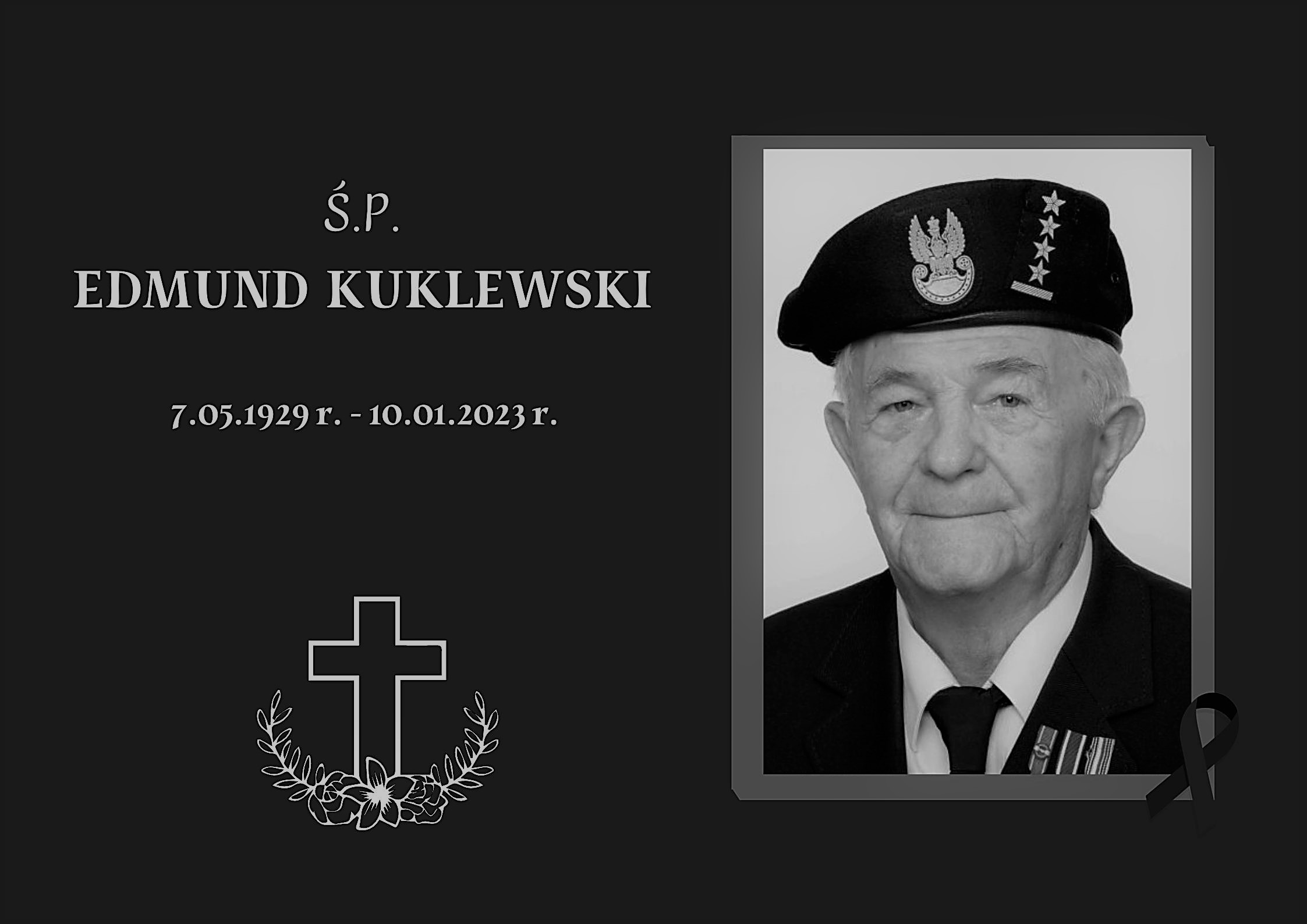 Edmund Kuklewski 7.05.1929 r. - 10.01.2023 r.