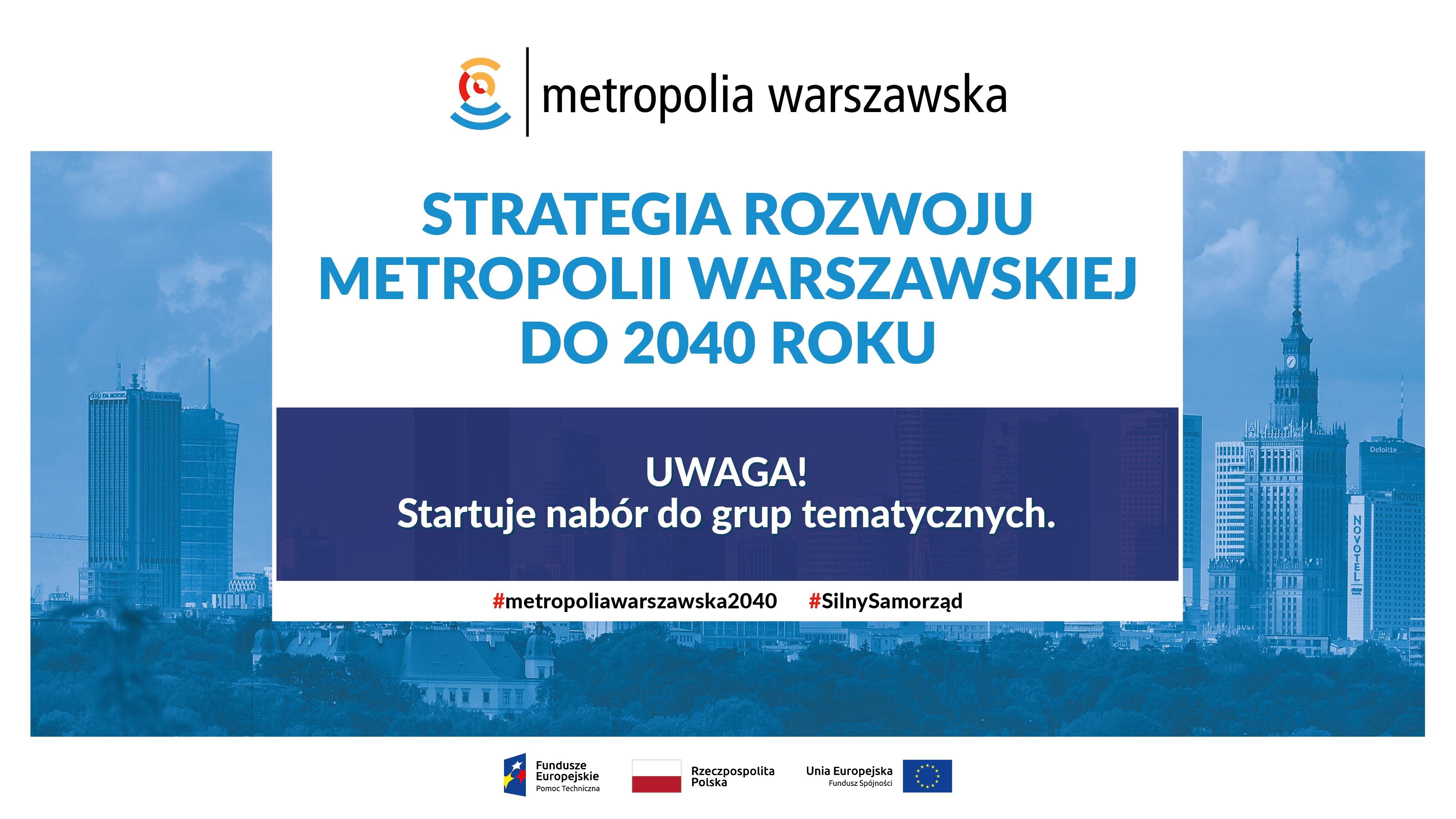 Infografika - nabór ekspertów tematycznych - Strategia rozwoju metropolii warszawskiej
